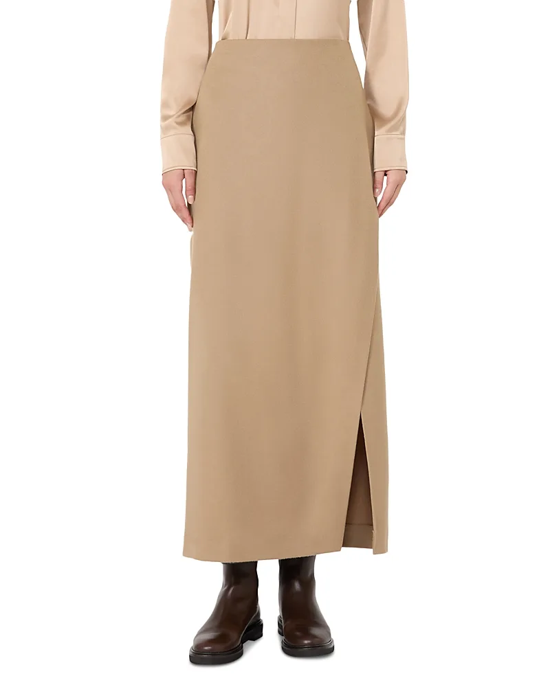 Studio Mstdivo Wool Maxi Skirt by Max Mara