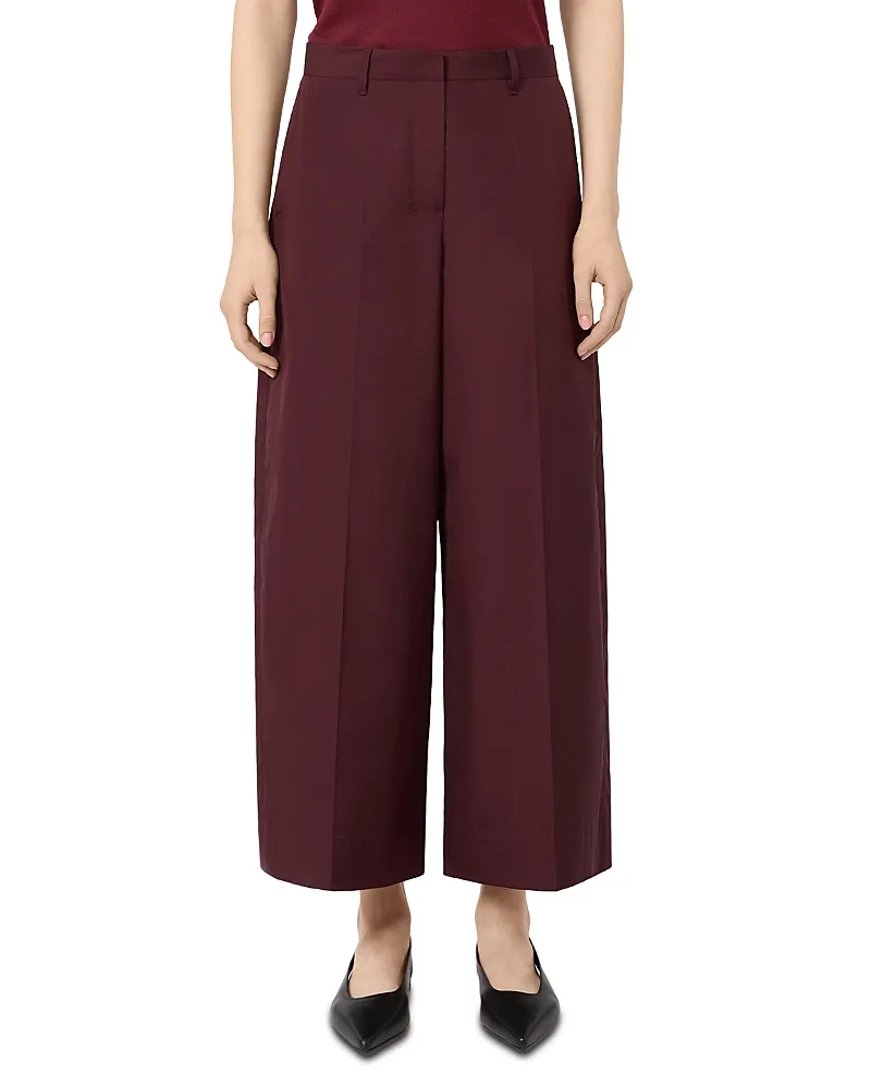 Smmepoca Cotton Wide Leg Pants