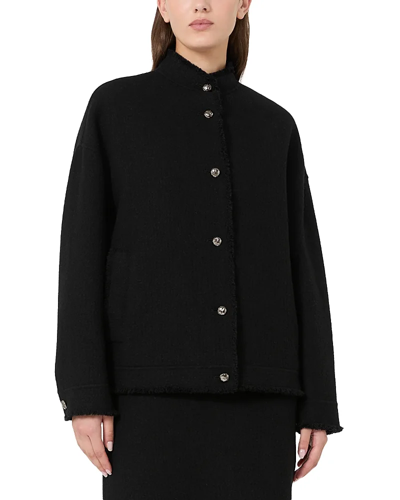 Mxmpalmizi Wool Bomber Jacket by Max Mara
