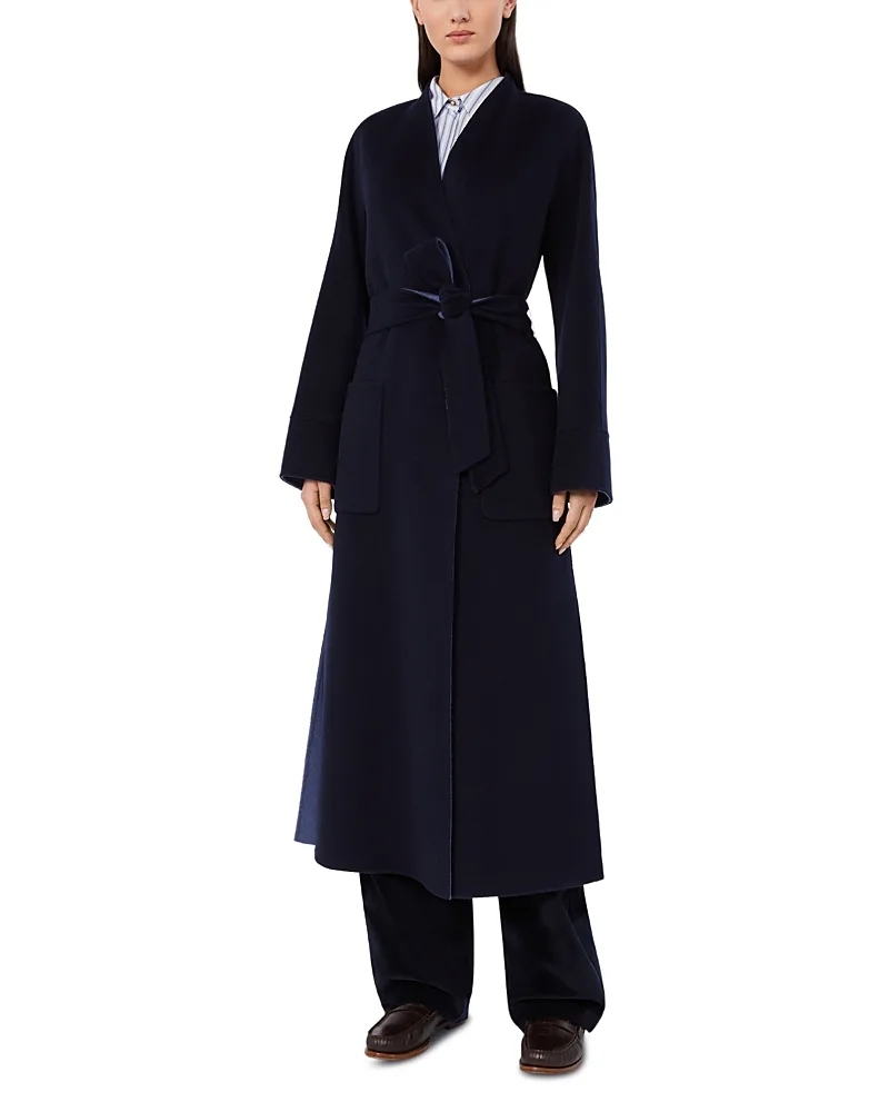 Studio Mstnodo Wool Belted Coat by Max Mara