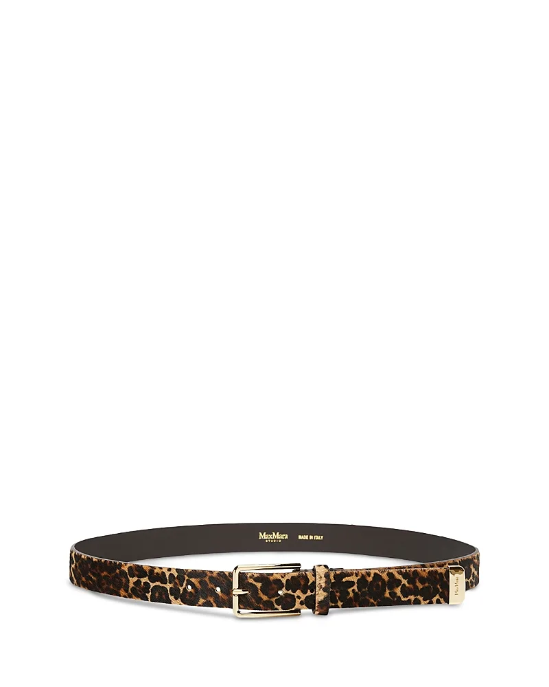 Ms Tometto Calf Hair Belt by Max Mara