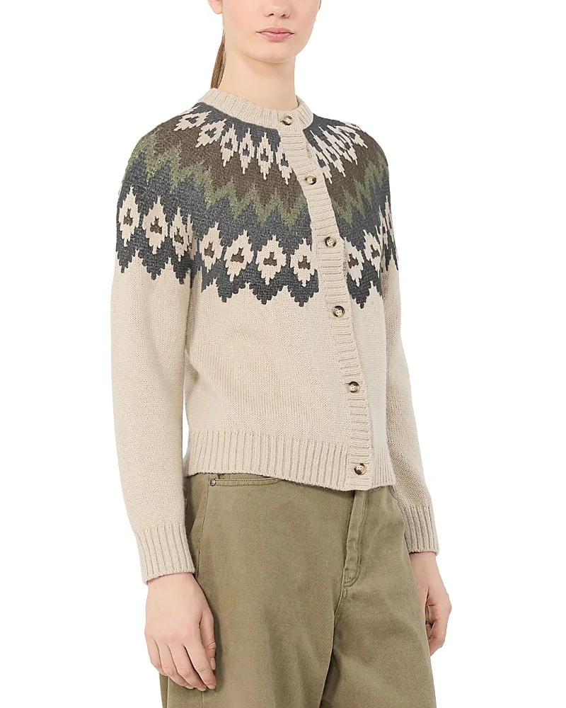 Weekend Max Mara Wkdtarga Jacquard Knit Sweater by Max Mara