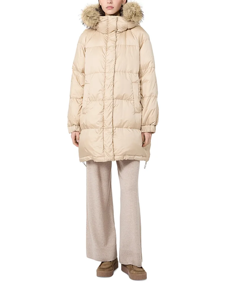 Weekend Max Mara Wkdanfora Down Quilted Hooded Coat