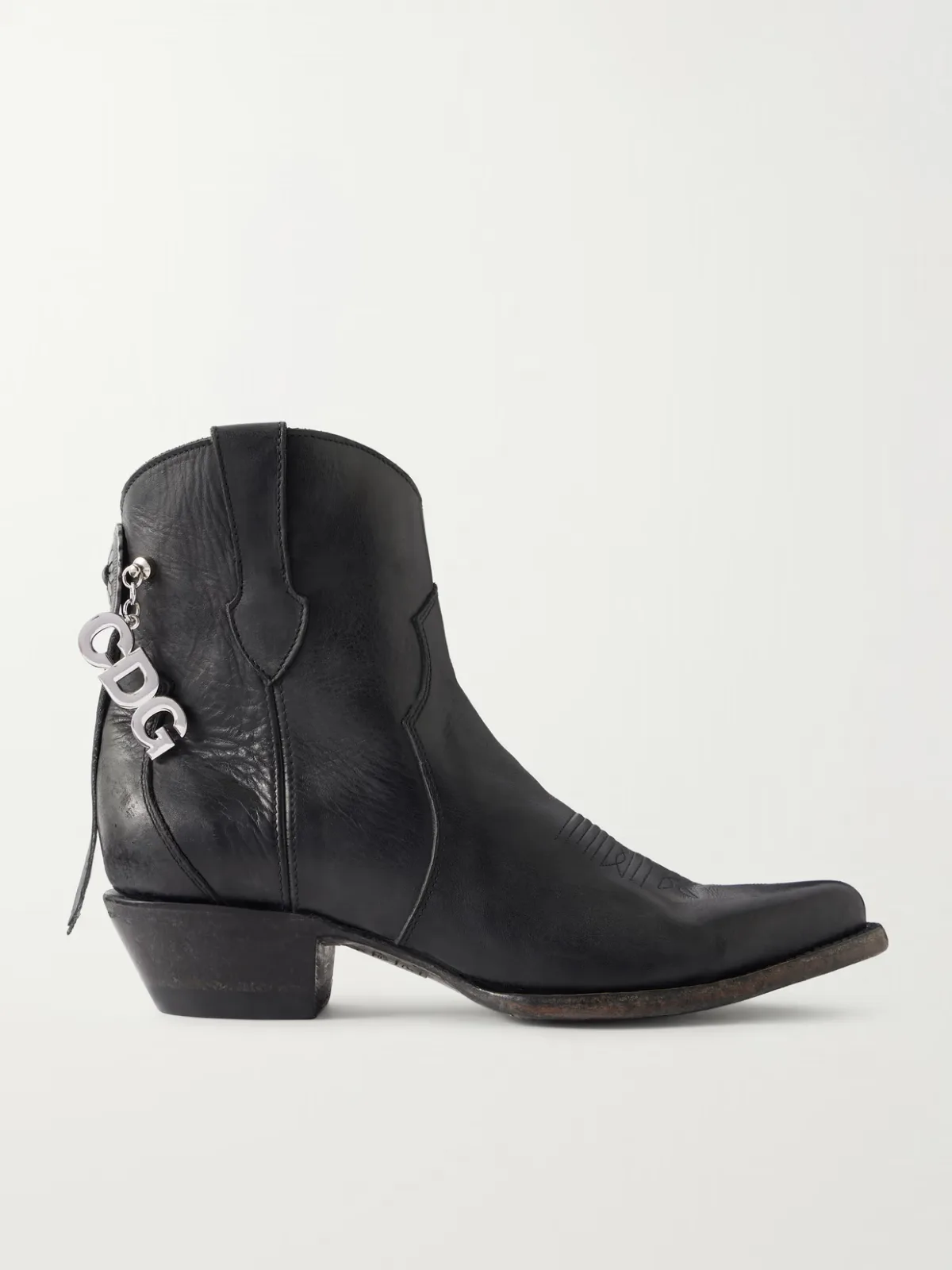 - X Mexicana Embellished Leather Ankle Boots -