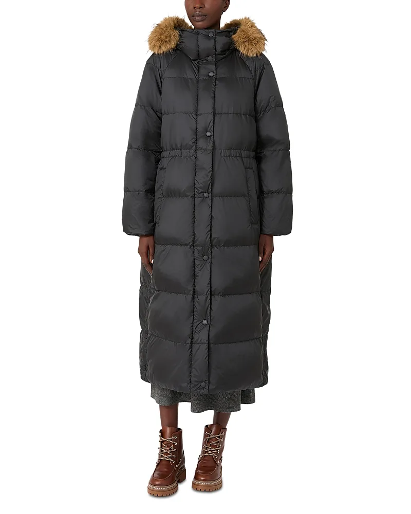 Weekend Max Mara Wkdnovak Reversible Water Repellent Canvas Down Long Jacket by Max Mara