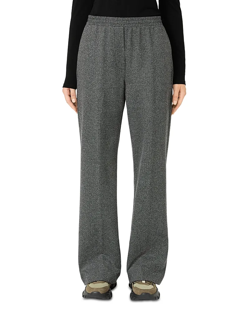 Weekend Max Mara Wkdeditta Jacquard Jersey Straight Trousers by Max Mara