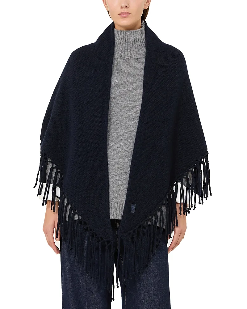 Weekend Max Mara Wkatornado Fringed Wool Shawl by Max Mara