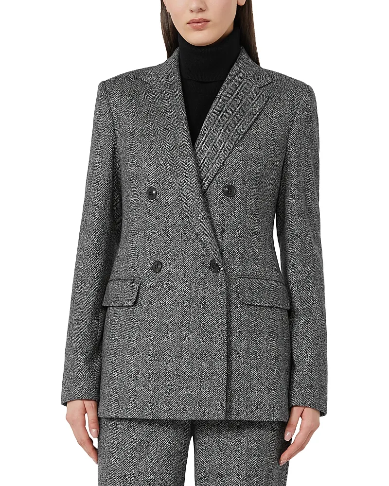 Max Mara Studio Mstcresta Double Breasted Blazer by Max Mara