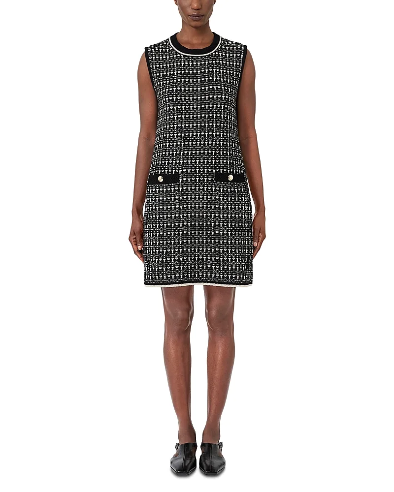 Max Mara Smmdiva Wool & Cashmere Jacquard Dress