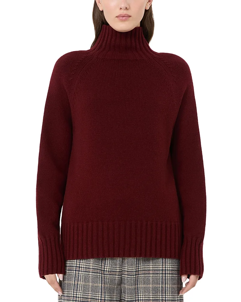 Max Mara Smmmantova Wool High Neck Sweater