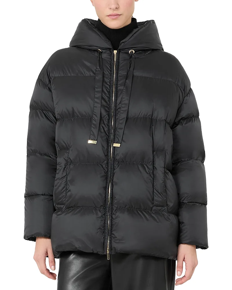 Max Mara Mtcnerine Hooded Down Puffer Coat