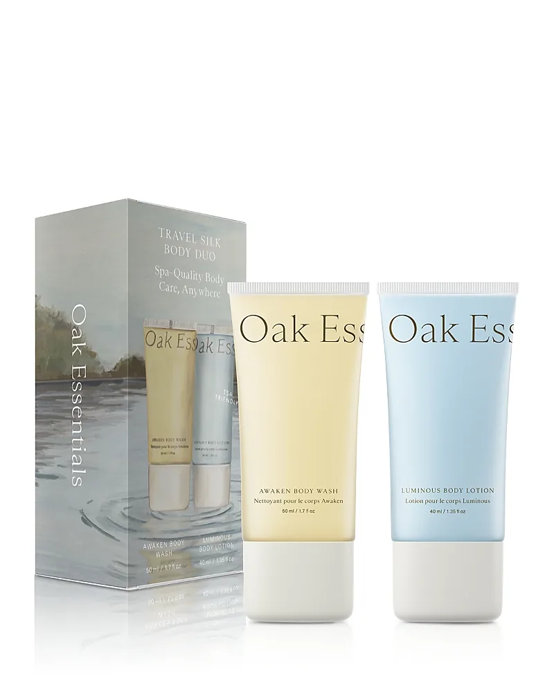 Travel Silk Body Duo Gift Set ($32 Value) by Oak Essentials