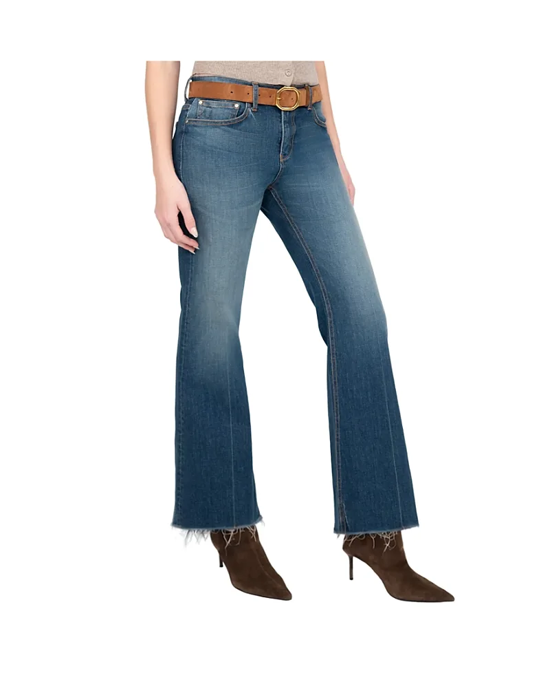 Grace Mid Rise in Medium Denim Wash by Rudes Denim