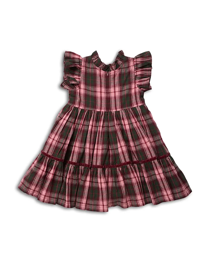 Jennifer Tartan Cotton Dress by Pink Chicken