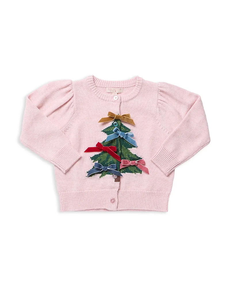Constance Embellished Tree Sweater by Pink Chicken