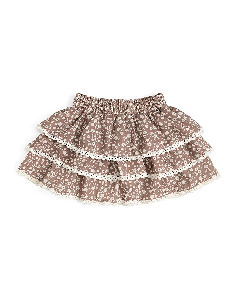 Vintage-Like Floral Skort by Sweet Wink