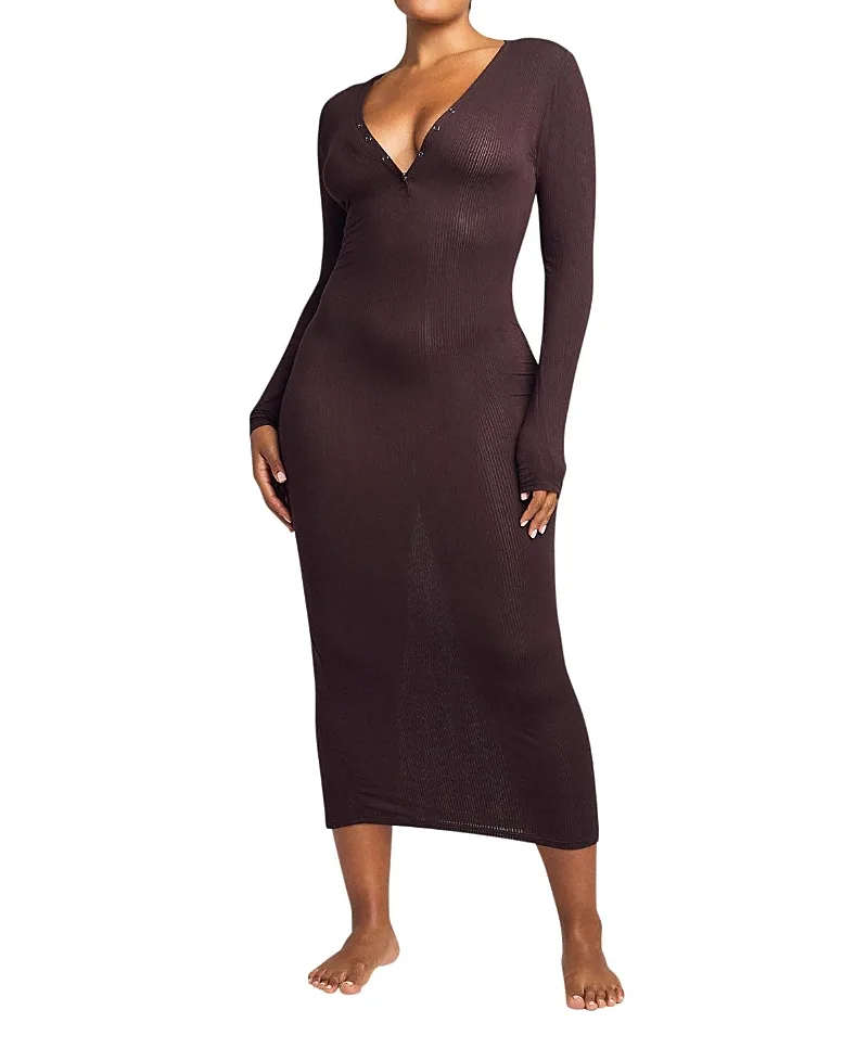 Whipped Henley Dress by Negative