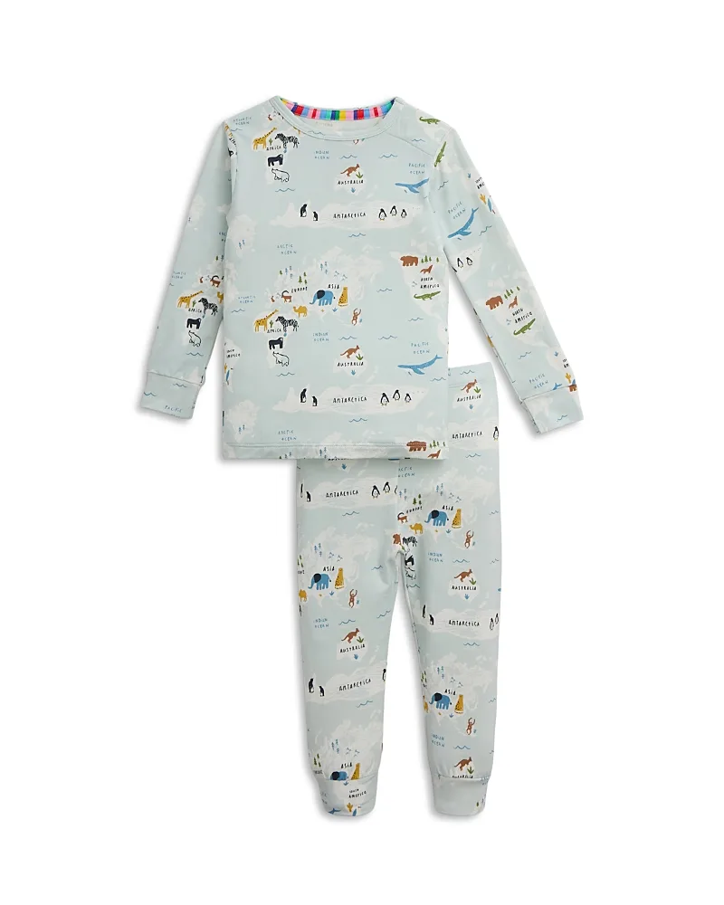 Sea the World Long Sleeved Pajama Set by Magnetic Me