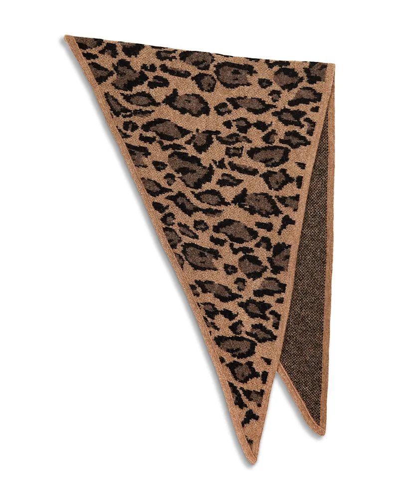 Triangle Leopard Print Scarf by Clare V.