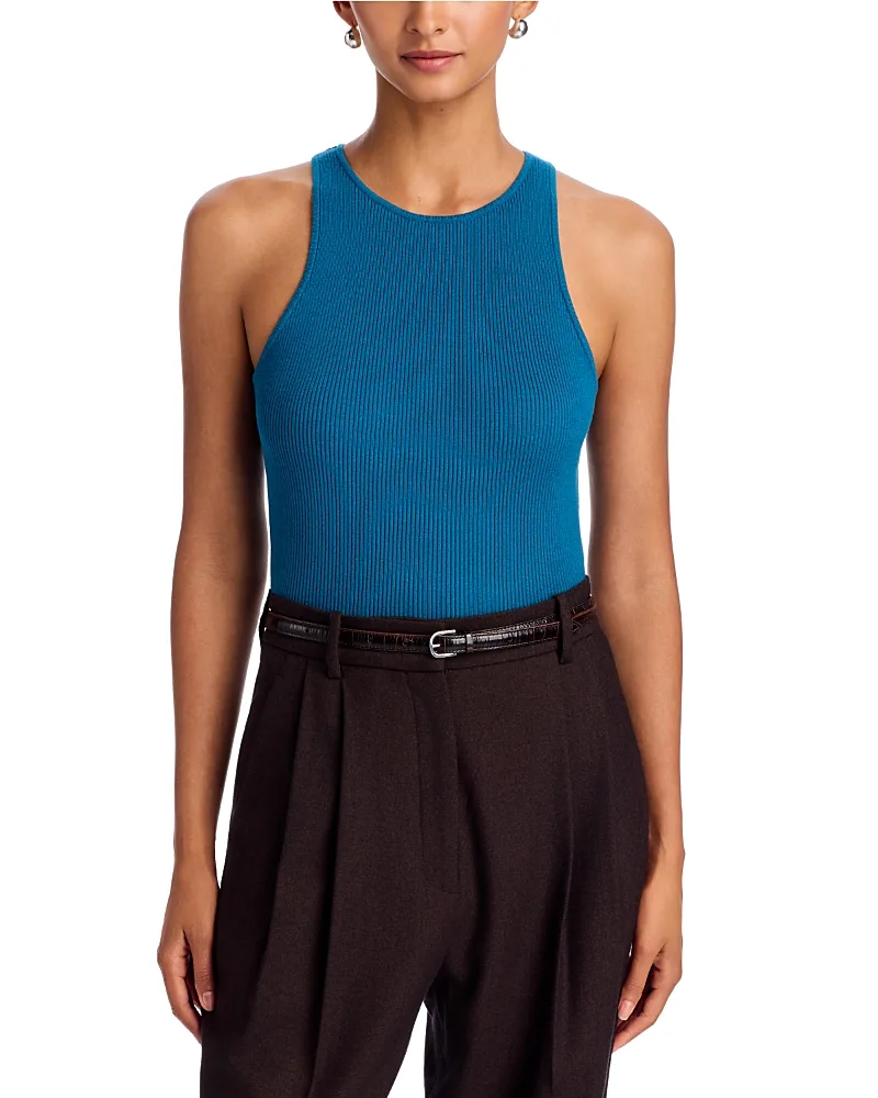 Avery Racer Rib Knit Tank