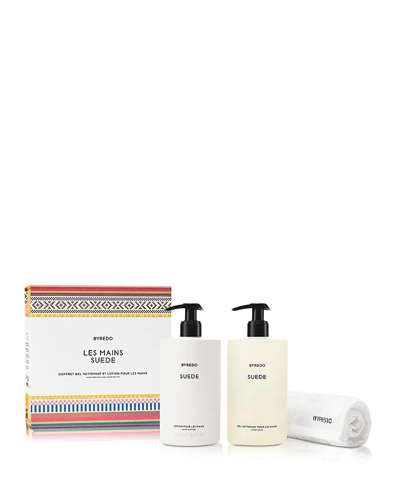 Les Mains Suede Hand Wash & Hand Lotion Gift Set by Byredo