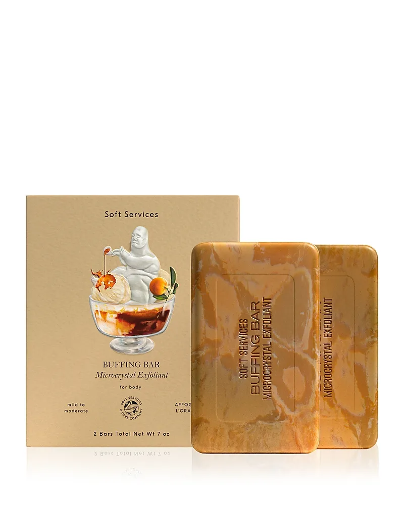 Affogato L'Orange Buffing Bar, Pack of 2 by Soft Services
