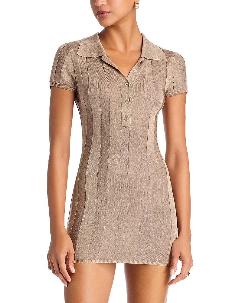 Fae Polo Mini Dress by Aya Muse