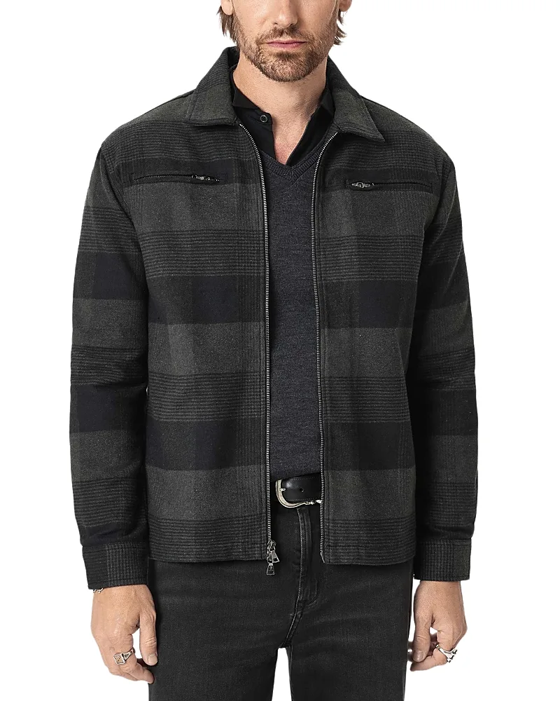 Grafton Flannel Check Shirt Jacket by John Varvatos