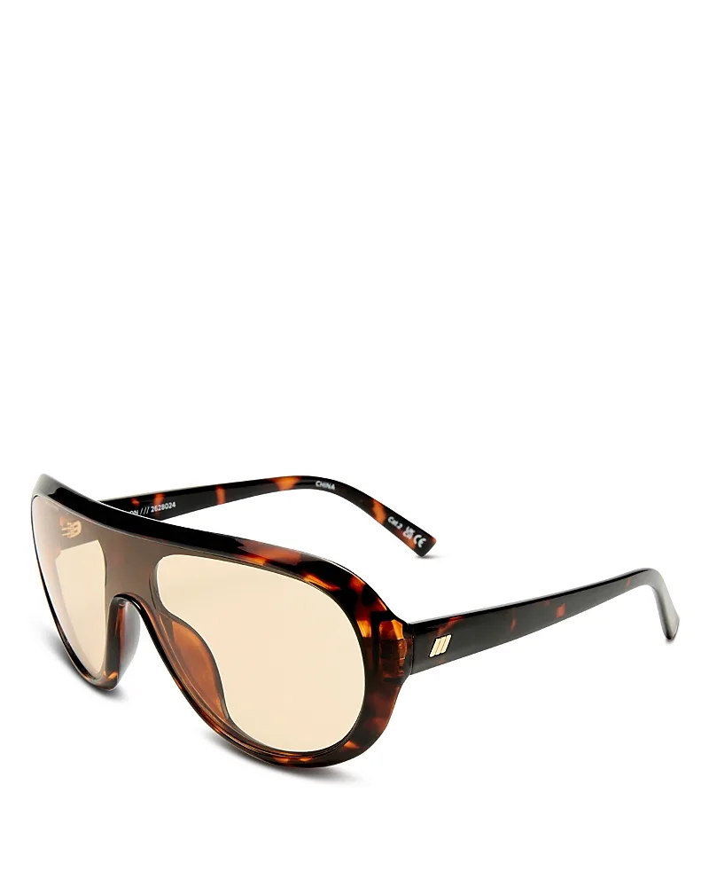 Obsession Shield Sunglasses, 134mm by Le Specs