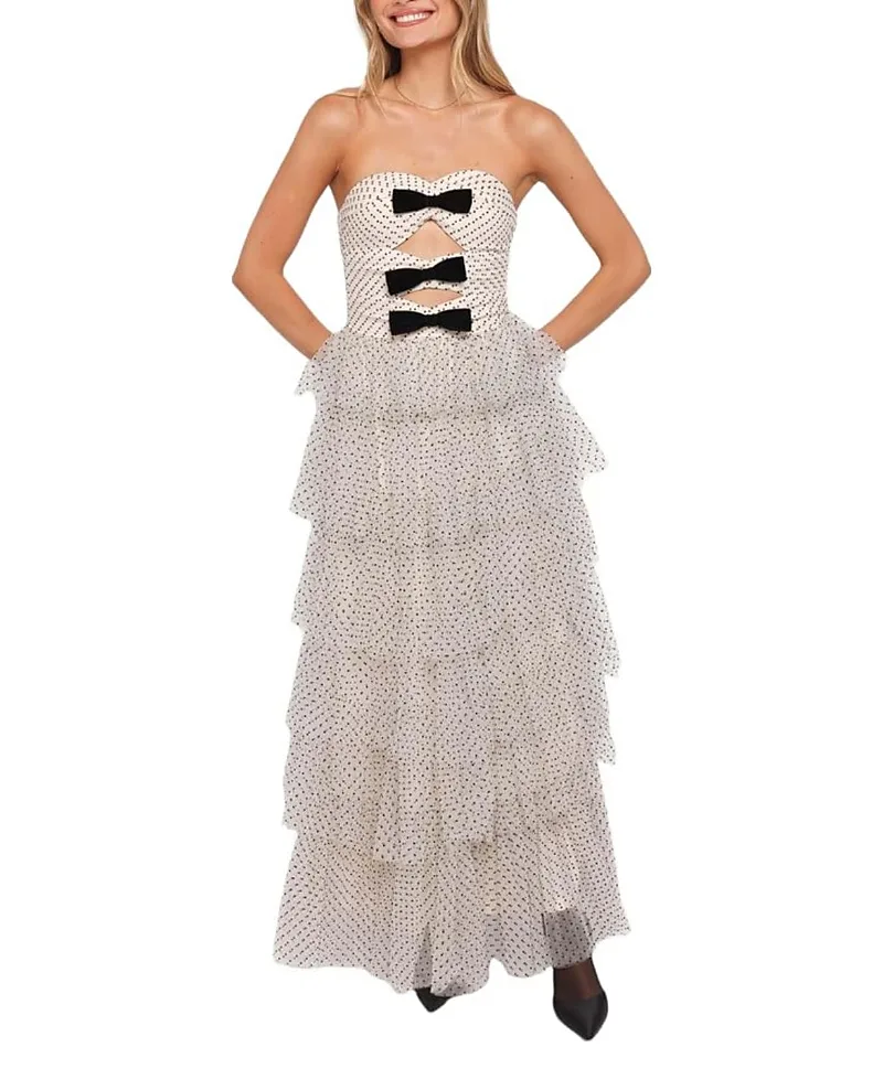 Kelari Strapless Midi Dress