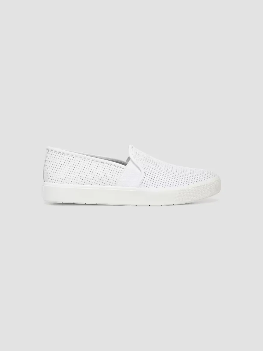 Blair Perforated Leather Slip-On Sneakers by Vince