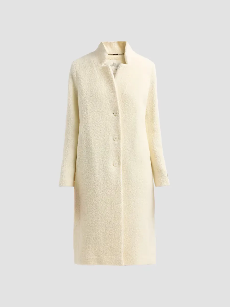 Diane Boucl Midi Coat by Soia & Kyo