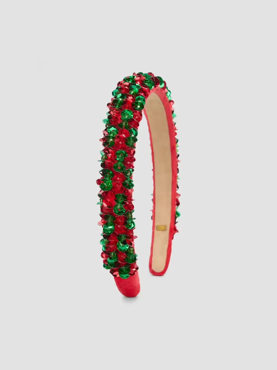 Festive Sequin Headband by Bari Lynn