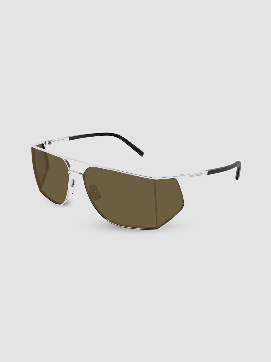 69MM Aviator Sunglasses by Saint Laurent