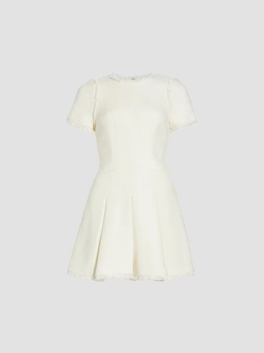 Nova Cotton Tweed Minidress by Cinq  Sept
