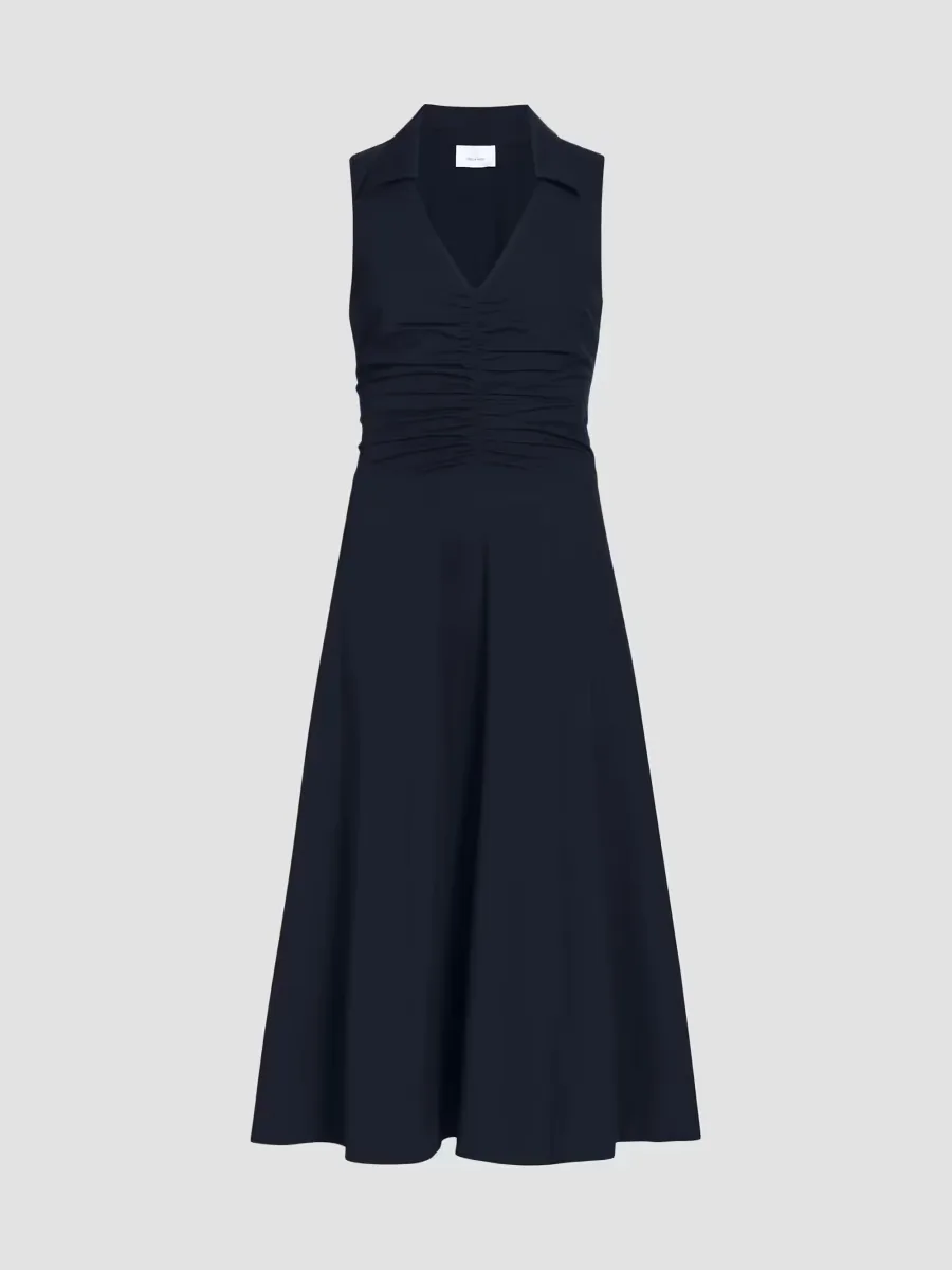 Kilda Ruched Midi-Dress by Cinq  Sept