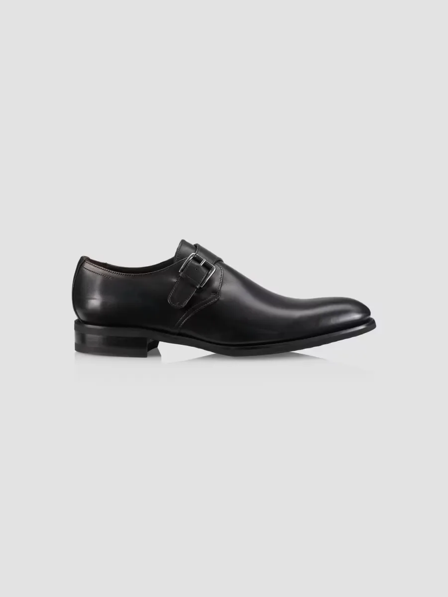 Esteban Leather Monk-Strap Oxfords
