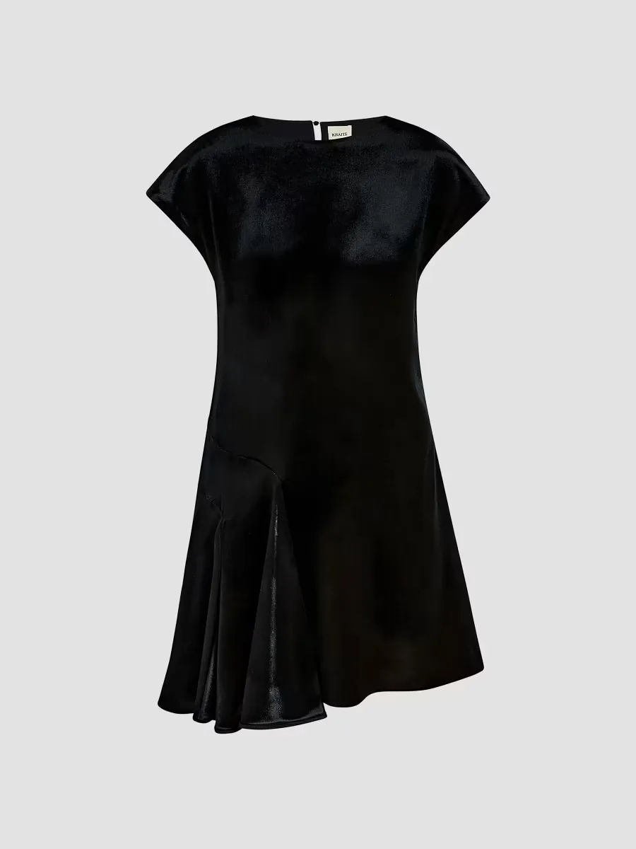 Scarla Velvet Mini Dress by Khaite