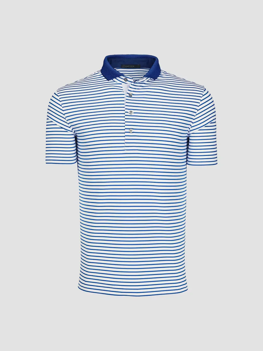 Macabee Striped Polo Shirt by Greyson