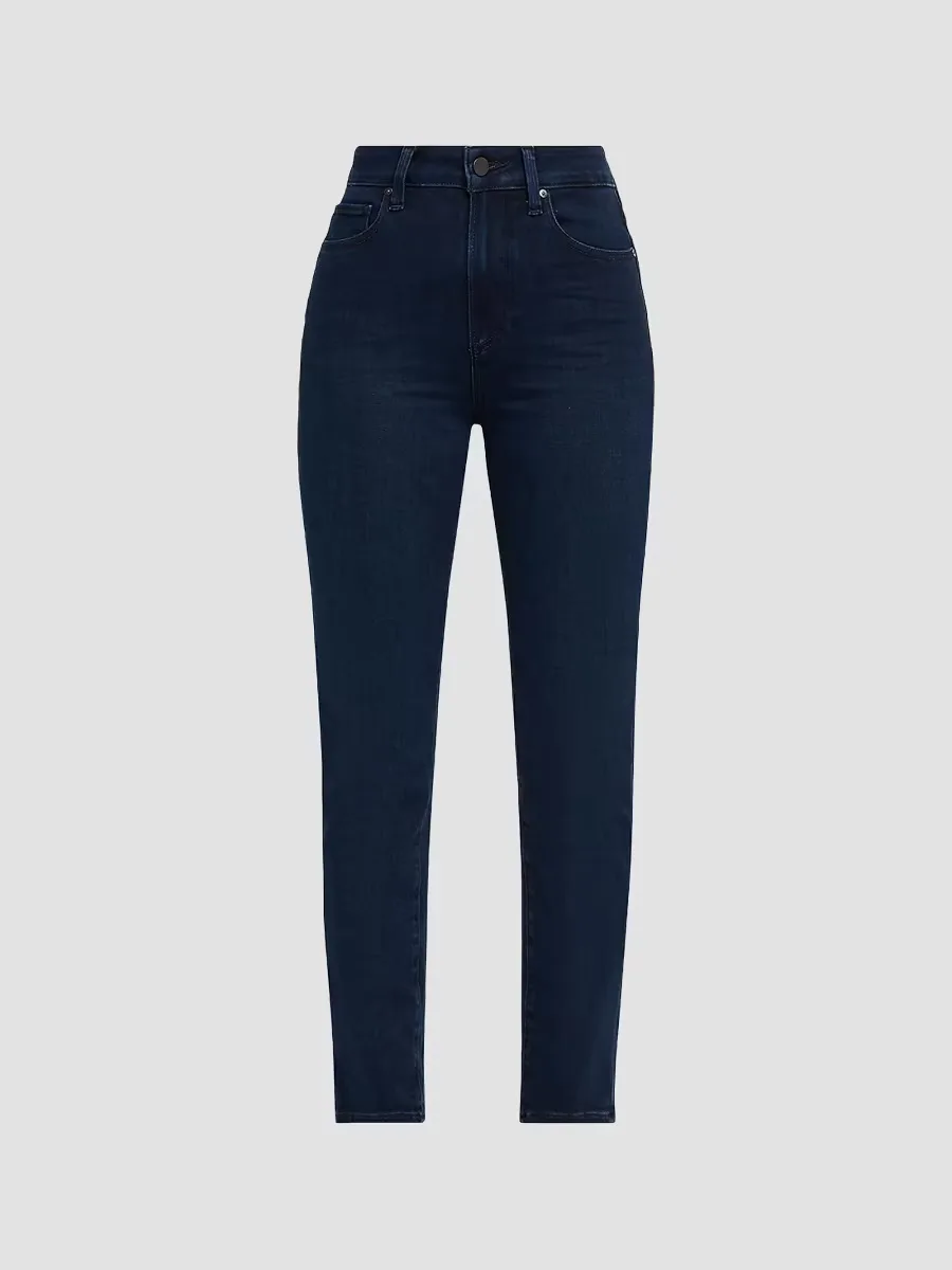 Gemma Stretch Cotton-Blend High-Rise Skinny Jeans