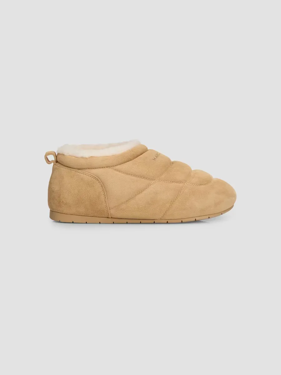 The Aspen Suede Low-Top Winter Boots by Marc Jacobs