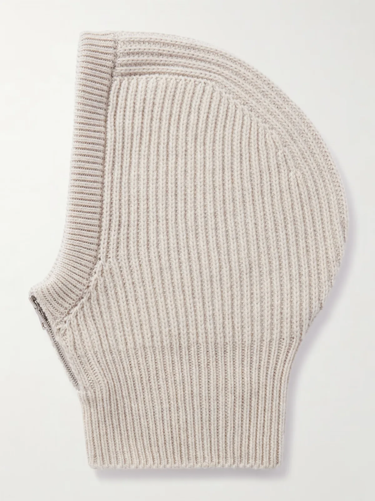 - Nevis Ribbed Cashmere Hood - by Johnstons of Elgin