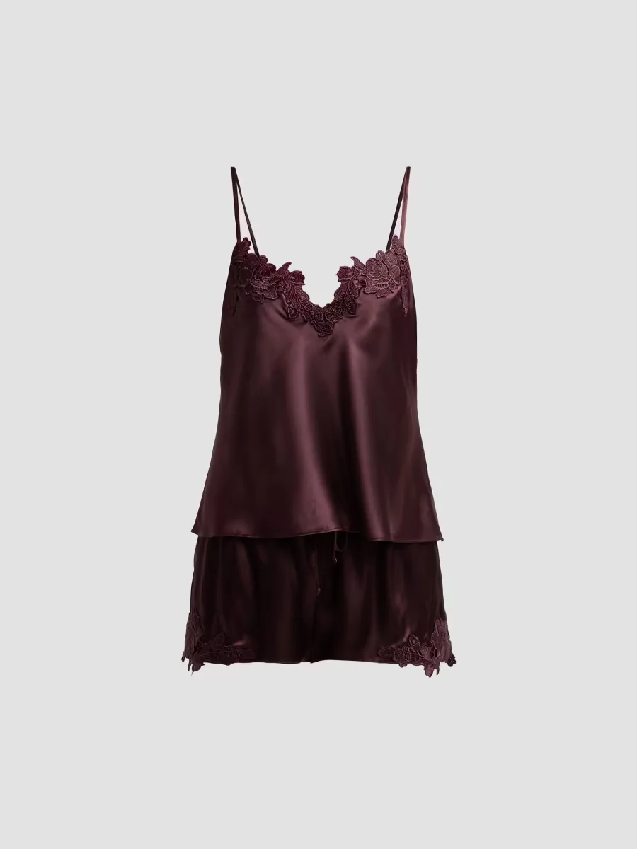 Maddie Satin Cami & Shorts Set by In Bloom