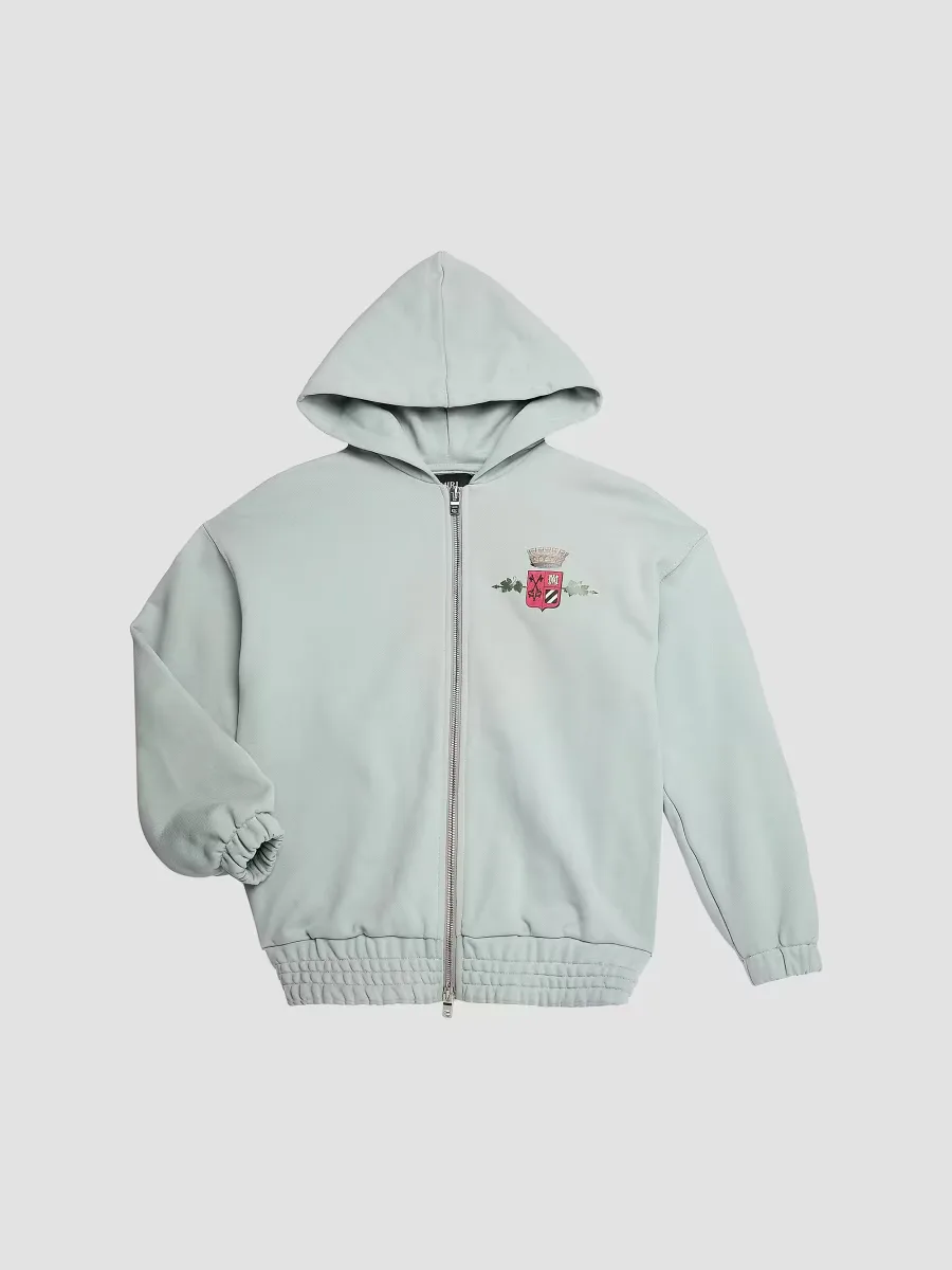 Graphic Zip-Up Hoodie by AMIRI