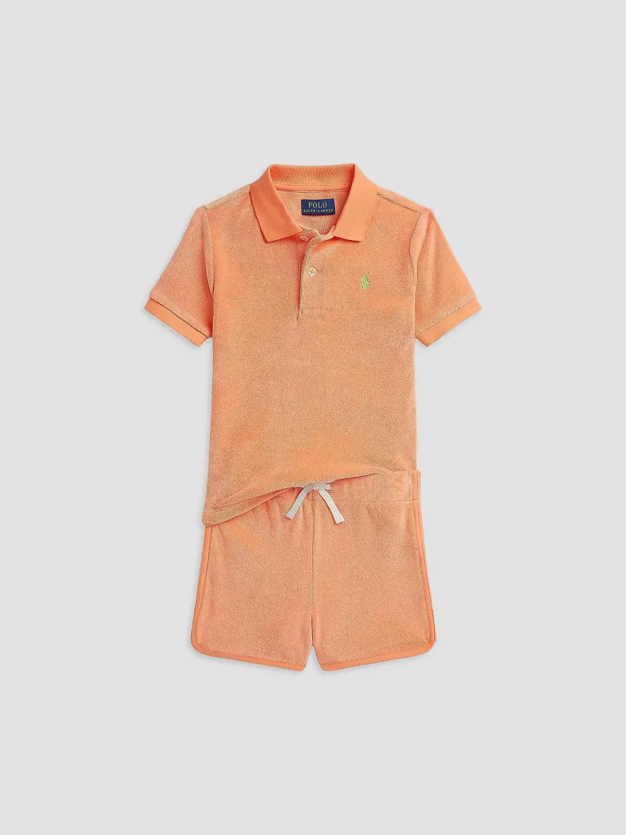 Cotton-Blend Polo Shirt & Shorts Set by Polo Ralph Lauren