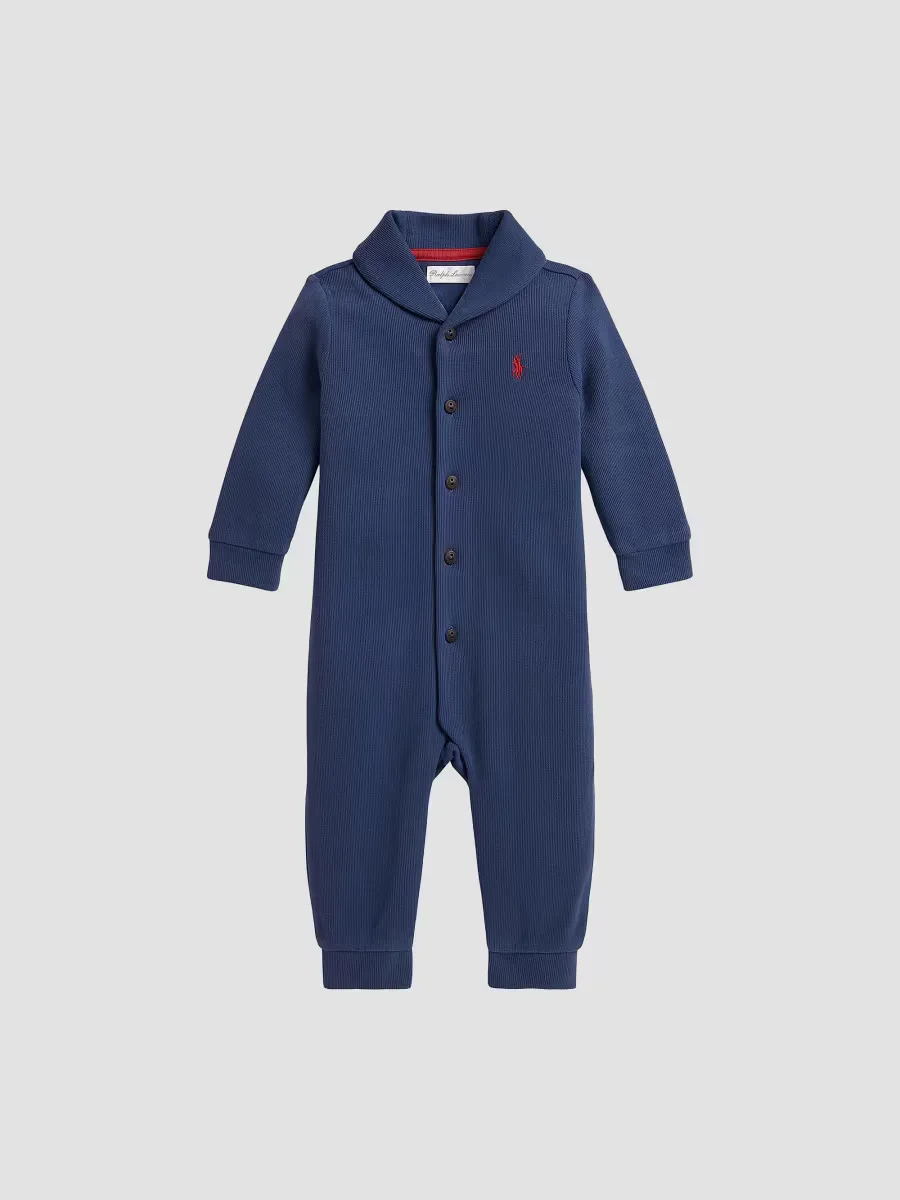 Cotton Shawl Coveralls by Polo Ralph Lauren