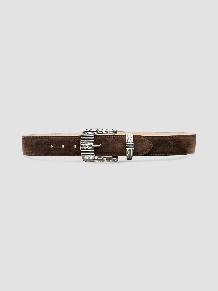 Aya Suede Belt by L'AGENCE
