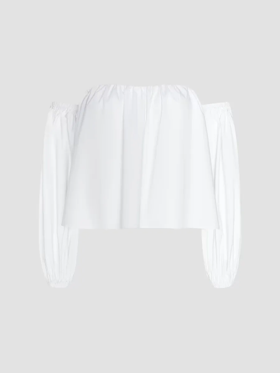 Sarai Cotton-Blend Off-The-Shoulder Top by L'AGENCE