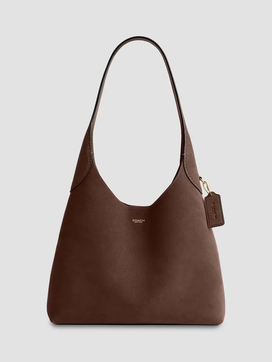 Brooklyn Suede Shoulder Bag 28 by Coach