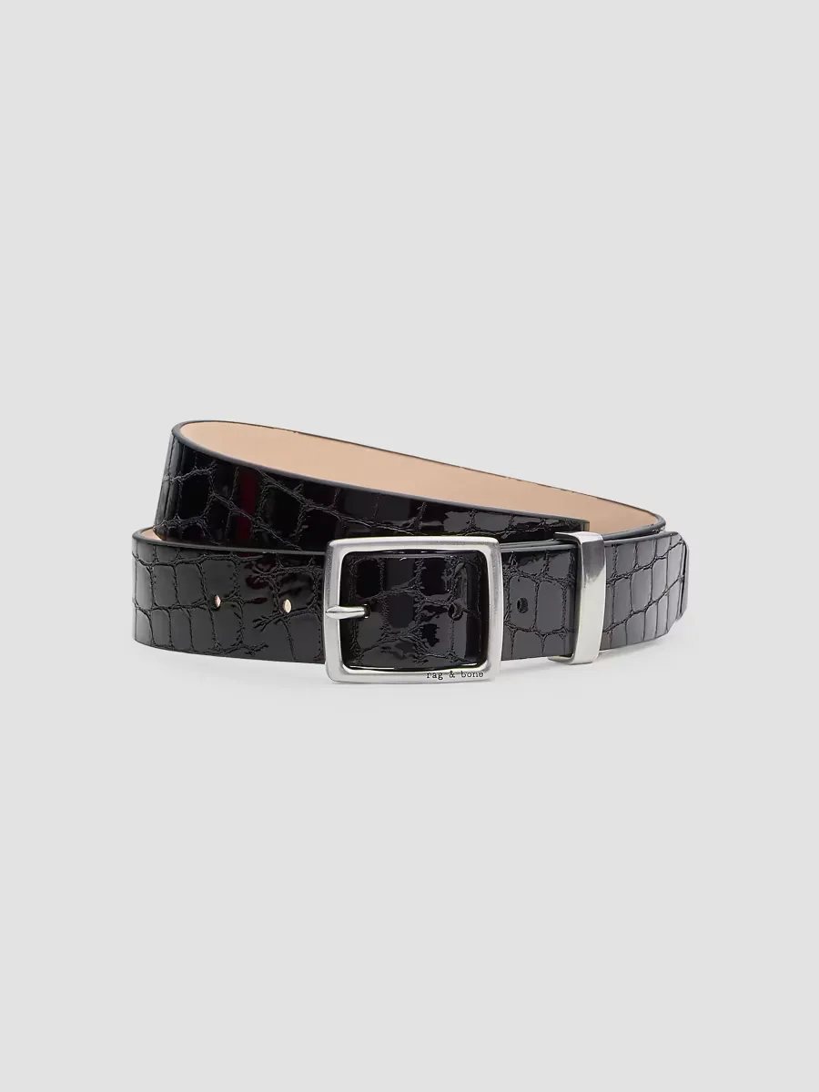 Womens x Boyfriend Leather Belt by rag & bone